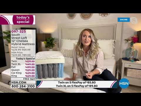 HSN | Home Sweet Home featuring South Street Loft Mattresses 06.25.2021 - 02 AM