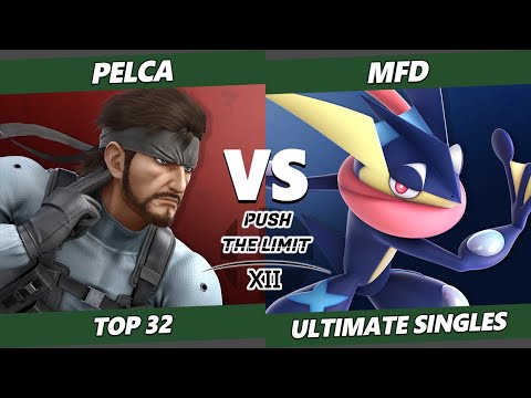 Push the Limit 12 - pelca (Snake) Vs. MFD (Greninja) SSBU Ultimate Tournament