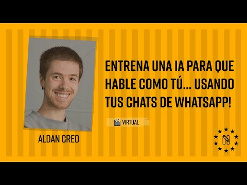 Entrena una IA para que hable como tú... usando tus chats de WhatsApp!