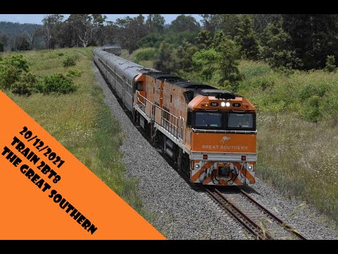 Train 2BT8 'The Great Southern' - NR 30 & 31 - 20/12/2021