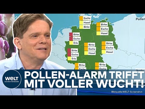 FRÜHLINGSWETTER IN DEUTSCHLAND: Sonne setzt sich durch - Doch Sturmböen & Pollen machen zu schaffen!