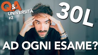 Come prendere 30 e lode agli esami - Q&A Università #2