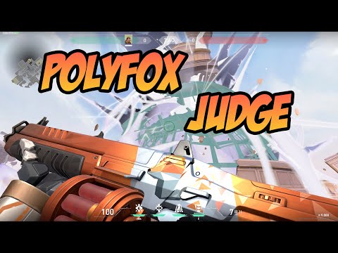 POLYFOX JUDGE SKIN GAMEPLAY - VALORANT POLYFOX SKINS