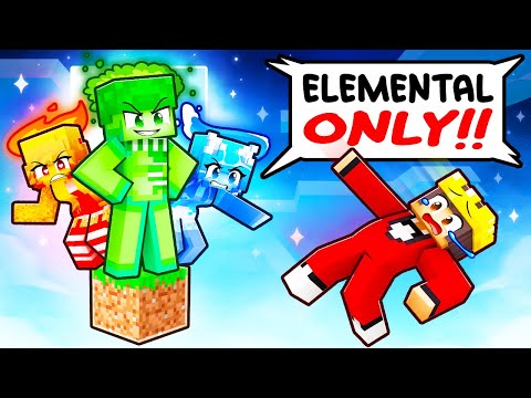 Unbelievable! ONE GIRL masters ELEMENTAL ONLY One Block!
