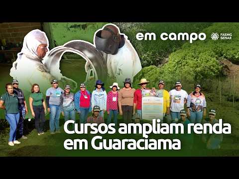 Em Guaraciama, cursos reacendem vida no campo