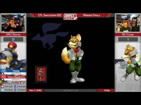 CFL Smackdown 102 Melee - U4X Gahtzu (Falcon) vs SS Colbol (Fox) - Winners Finals