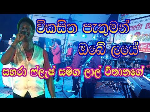 Wikasitha Pathuman pathuman obe laye - Lal Withanage with sahara flash