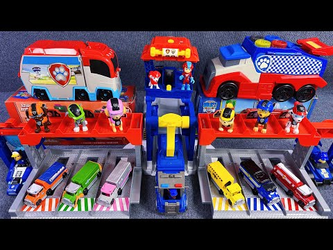 13 minutes of satisfying unboxing，The cool Paw Patrol Truck Stop Set ASMR | Review Toys