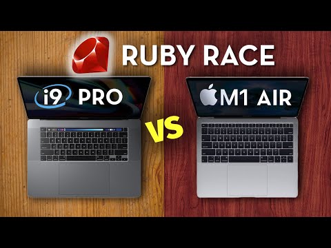 M1 MacBook vs Intel i9 MacBook Ruby Benchmark Test
