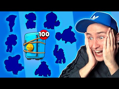 Мировой Рекорд! Открыл 100 Сундуков Бравл Старс и Выбил 8 БРАВЛЕРОВ! Открытие Сундуков в Бравл Старс