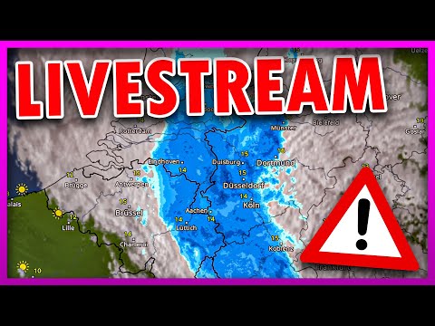 EXTREME UNWETTER durch Regen in Deutschland am Dienstag!