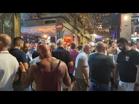 Benidorm Pride 2025 Gay Village Friday Night Atmosphere 4K