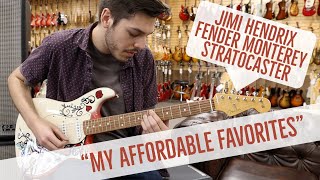 Video thumbnail for "Affordable Favorites" - Fender Jimi Hendrix Monterey Stratocaster | Norman's Rare Guitars by Normans Rare Guitars