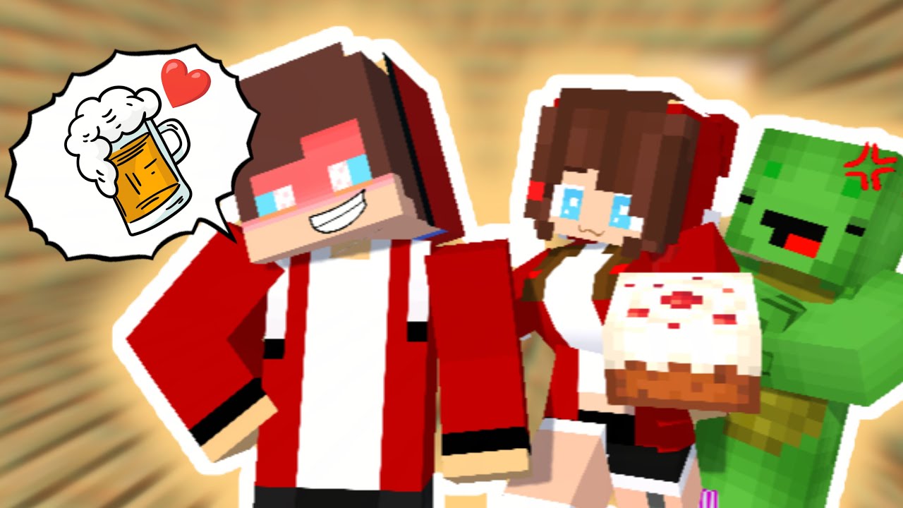 MAIZEN : JJ Drank a Dangerous Potion?! - Minecraft Animation JJ & Mikey