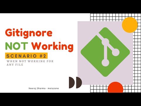 Git Ignore Not Working: Scenario #2: When gitignore file is not working for any file | Neeraj Sharma