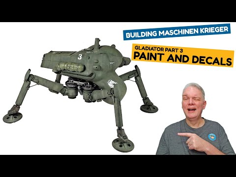 Painting Maschinen Krieger! Wave 1/20 Gladiator Part 3