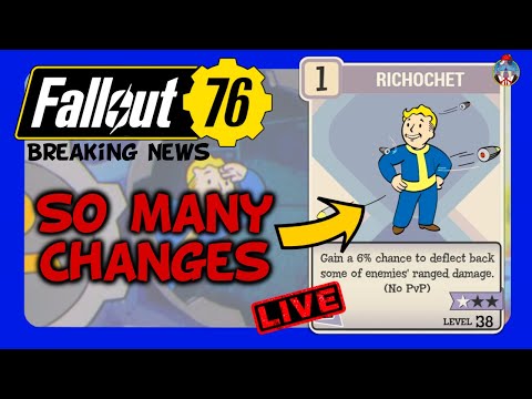 Breaking News: Huge Combat, Ammo, and perk card changes incoming! | Fallout 76