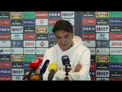 Izbornik Dalić na konferenciji za medije dan nakon pobjede protiv Nizozemske u polufinalu Lige nacija
