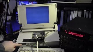 Flooded 286 laptop from 1988 (Compaq 286/SLT) Part 2, SHE BOOTS!!