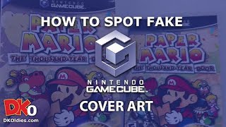 How to spot fake Gamecube artwork