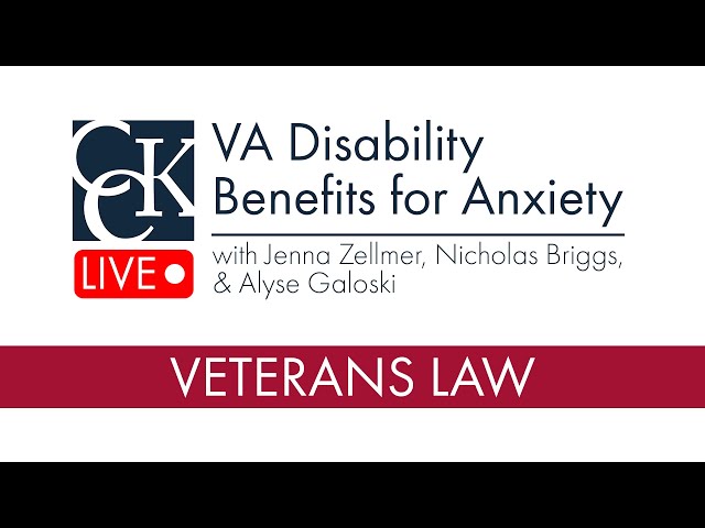 VA Disability Benefits for Anxiety