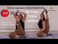 Live 20 Sitting Yoga Asanas For Everyone Yoga With Urmi Pandya