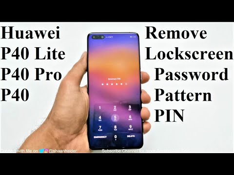 Forgot Password - How to Unlock Huawei P40, P40 Pro, P40 Lite or ANY Huawei Smartphone