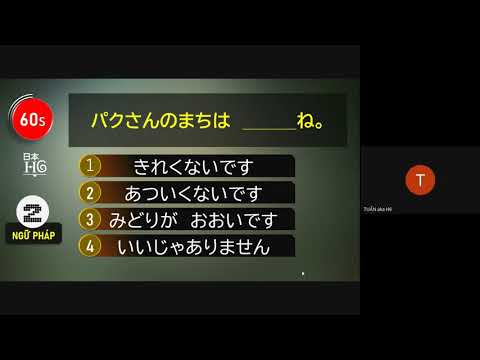 H6 JAPONÊS | ÔN FINAL NHẬT 2 | VERÃO 21