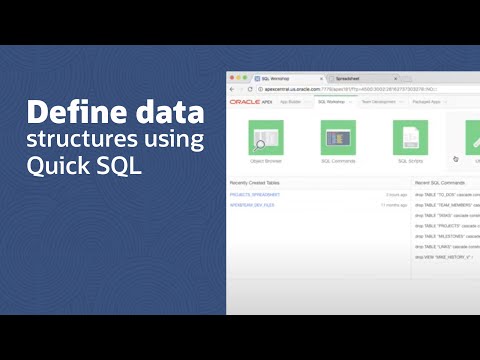 Defining New Data Structures Using Quick Sql