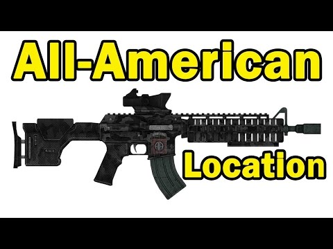 Fallout New Vegas: Best Assult Rifle (All American Location) Unique/Rare