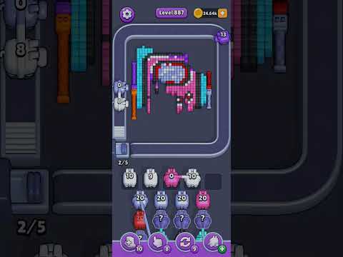 Pixel Flow Level 887 Walkthrough