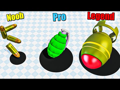 When a black hole swallows a nuke