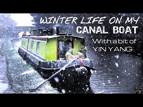 Living on a Canal Boat in winter - Narrowboat inspired by nature VLOG 38
