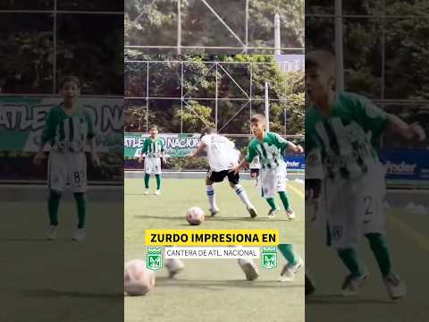 Este zurdo impresiona en la cantera de Atlético Nacional.