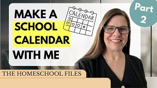 Make a School Calendar With Me Part 2