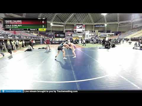 187 Lbs Semifinal - Cole Dunlavy, Legends Of Gold Vs David Calkins, Delta Wrestling Club 2d4e