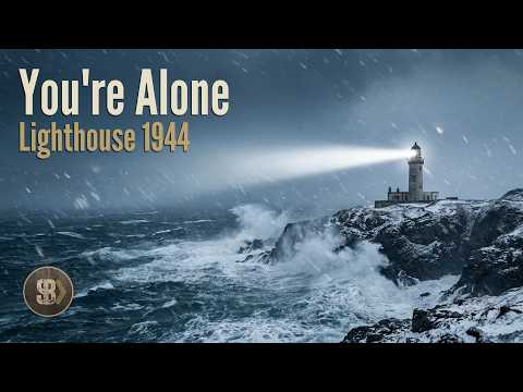 You're Alone | Cape Wrath Lighthouse | Scotland | 1944 | Snowstorm & North Sea Ambience