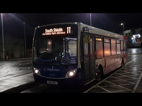VIA TYNE TUNNEL: Route 10 | SK15HDJ/37303 - Stagecoach North East: ADL E20D/ADL Enviro 200