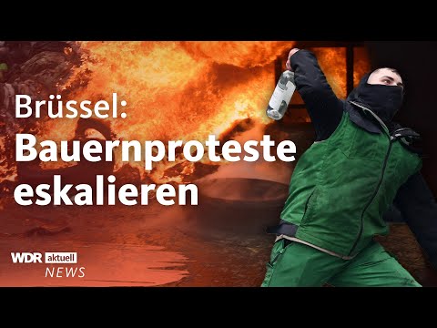 Bauernproteste: Brennende Barrikaden in Brüssel | Aktuelle Stunde