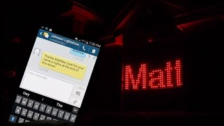 Christmas Light Show Matrix with Text Messaging