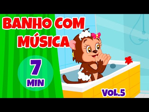 Banho com Música Vol. 5 - Giramille 7 min | Desenho Animado Musical