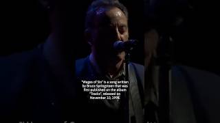 The story behind “Wages of Sin” by Bruce Springsteen