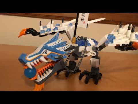 Ryan Lego Review of set 2260 Ice Dragon Attack