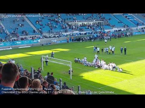 Chemnitzer FC - BSG Chemie Leipzig 2:1 (1:1), Sachsenpokal 2021/2022, Finale