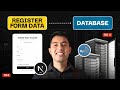 Insert Register Form Data To MySQL Database Using Drizzle ORM In Next Js Job Portal App Ep 14