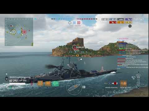 Jean Bart in 2026 with 4 Reload Boosters - World of Warships Legends Stream Highlight
