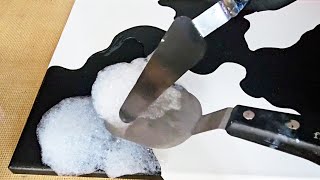 ⚫️BLACKOUT! Changing The Face Of Acrylic Pouring! Abstract Fluid Acrylic Painting.
