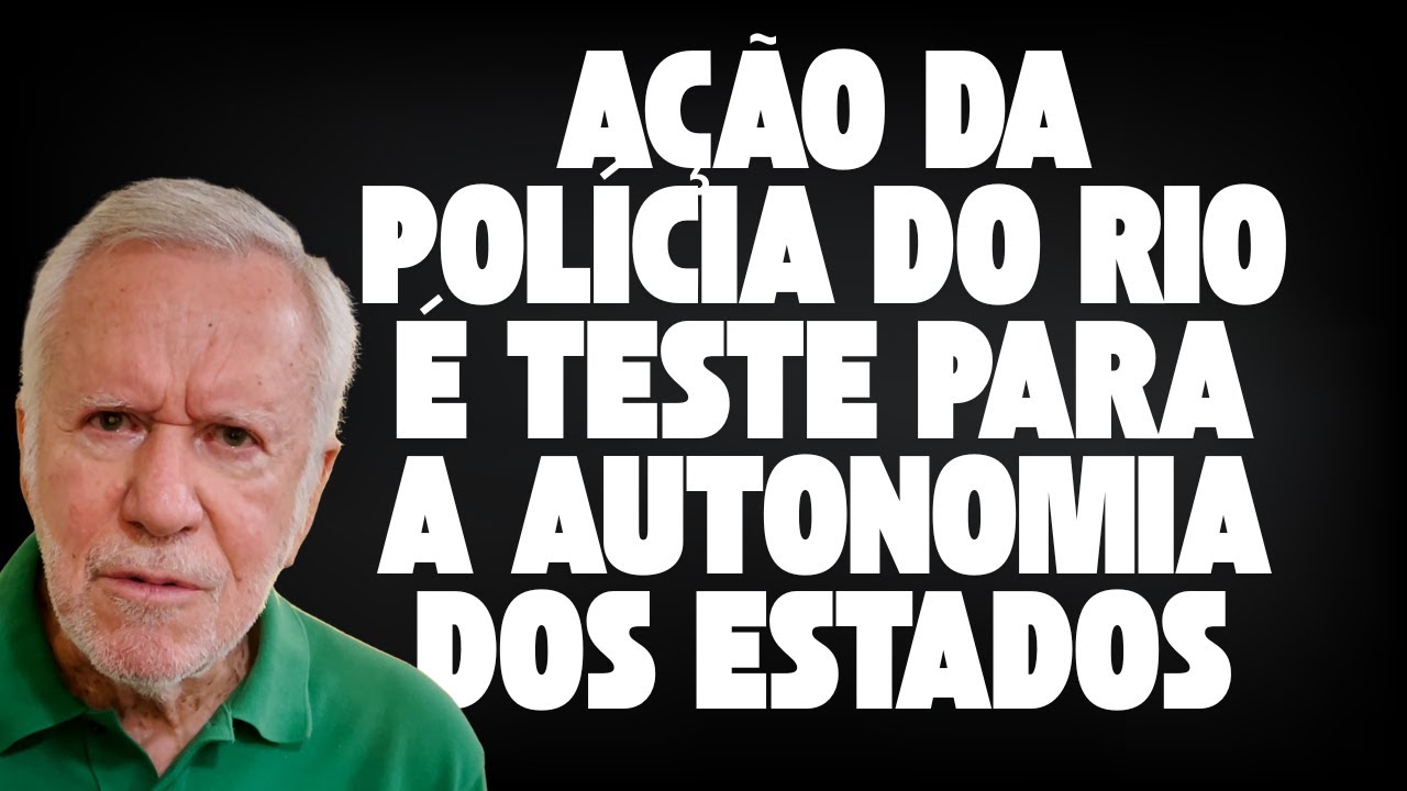 No Rio, um retrato de que bandidos tem muitos aliados - Alexandre Garcia