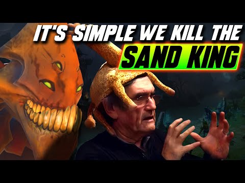 It's SIMPLE! We Kill the Batman... I mean the Sand King - Dota 2 - Grubby