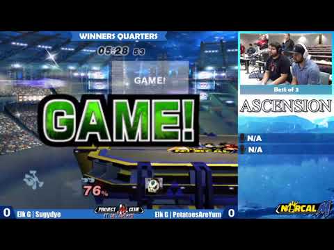 "Ascension 5/18/19" - Elk G | Sugydye (G&W) v. Elk G | PotatoesAreYum (Ganon) - Winners Quarters